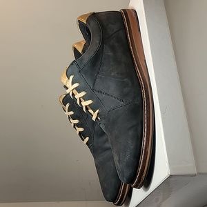 J.SHOES Pride blue gray nubuck leather shoes size 11M